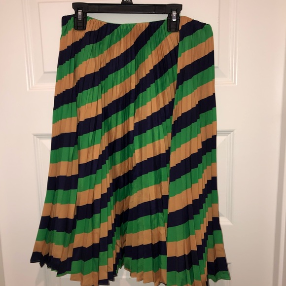 Anthropologie The Valerie Pleated Midi Skirt by Maeve Michelle Armas Edition 6 - Picture 7 of 8